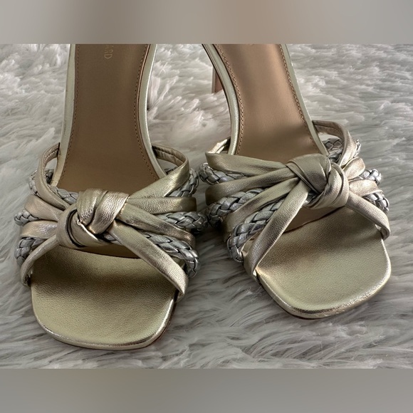 Veronica Beard Women's Misa Knot-Front Heel Sandals Shoes Sz 7‎ - Picture 4 of 10